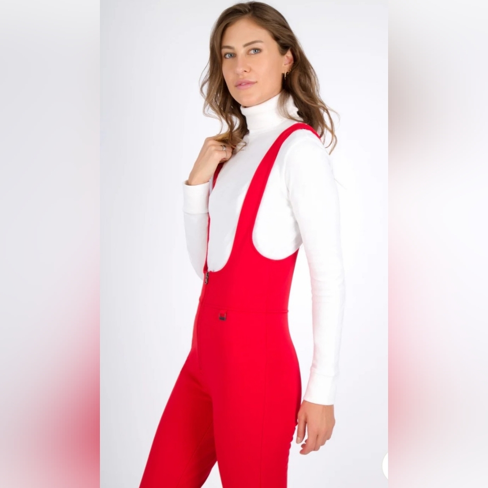 FERA VTG 80s CHAMONIX Stretch Bib Waterproof Ski Winter Sport Overall One Piece